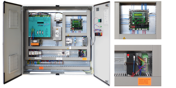 Aufzugssteuerung im Schaltschrank